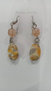 Paper Bead Earrings