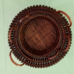 Bamboo Fruit Tray Set