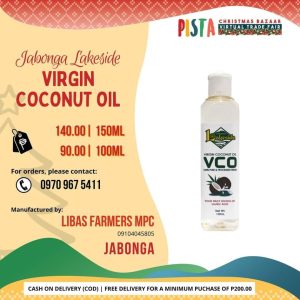 Jabonga Lakeside Virgin Coconut Oil