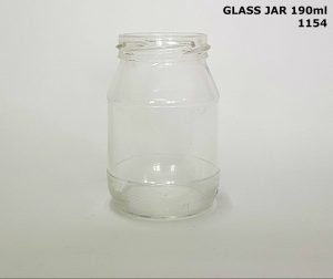 190ml Jar with 53mm Lug Caps.